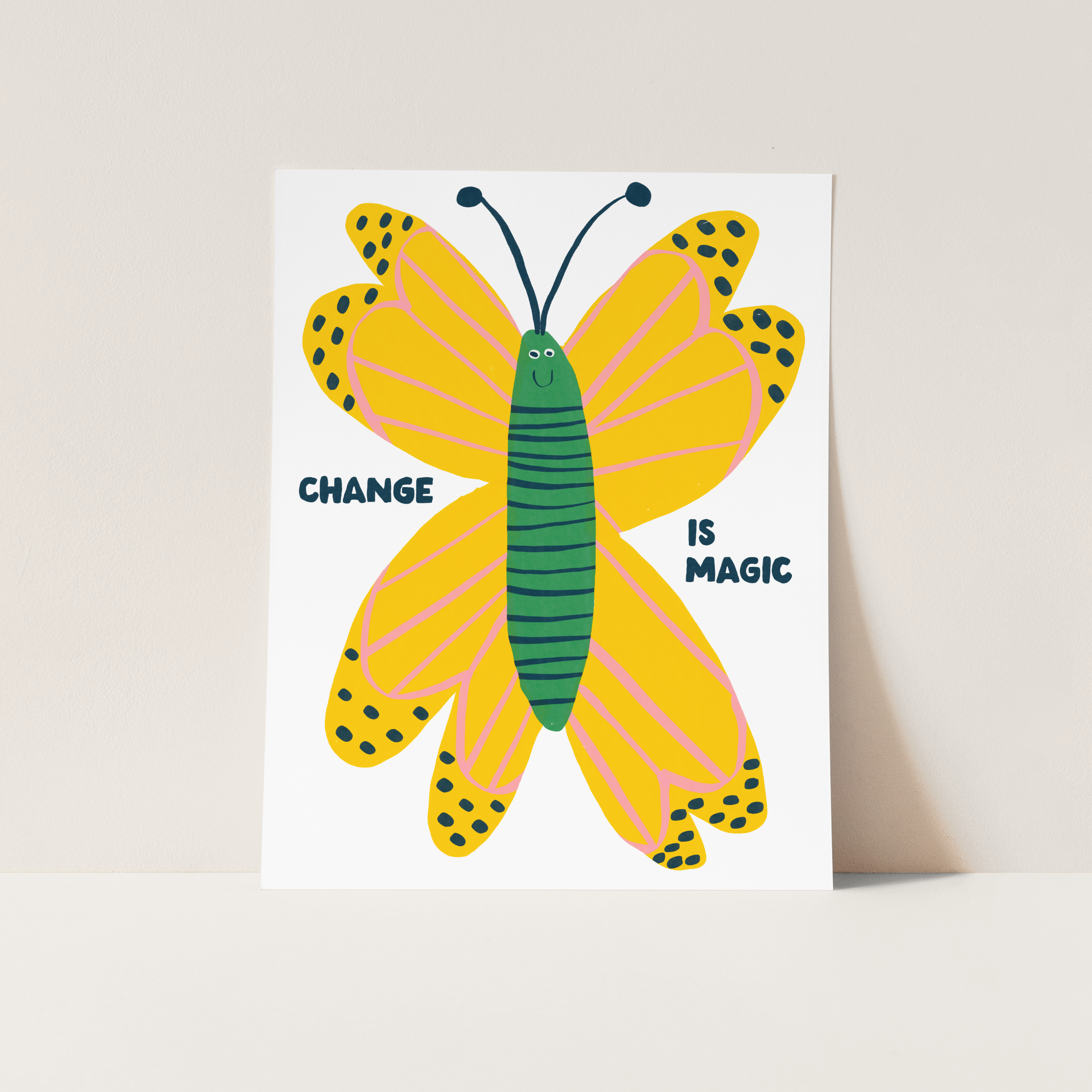Change is Magic Butterfly Print
