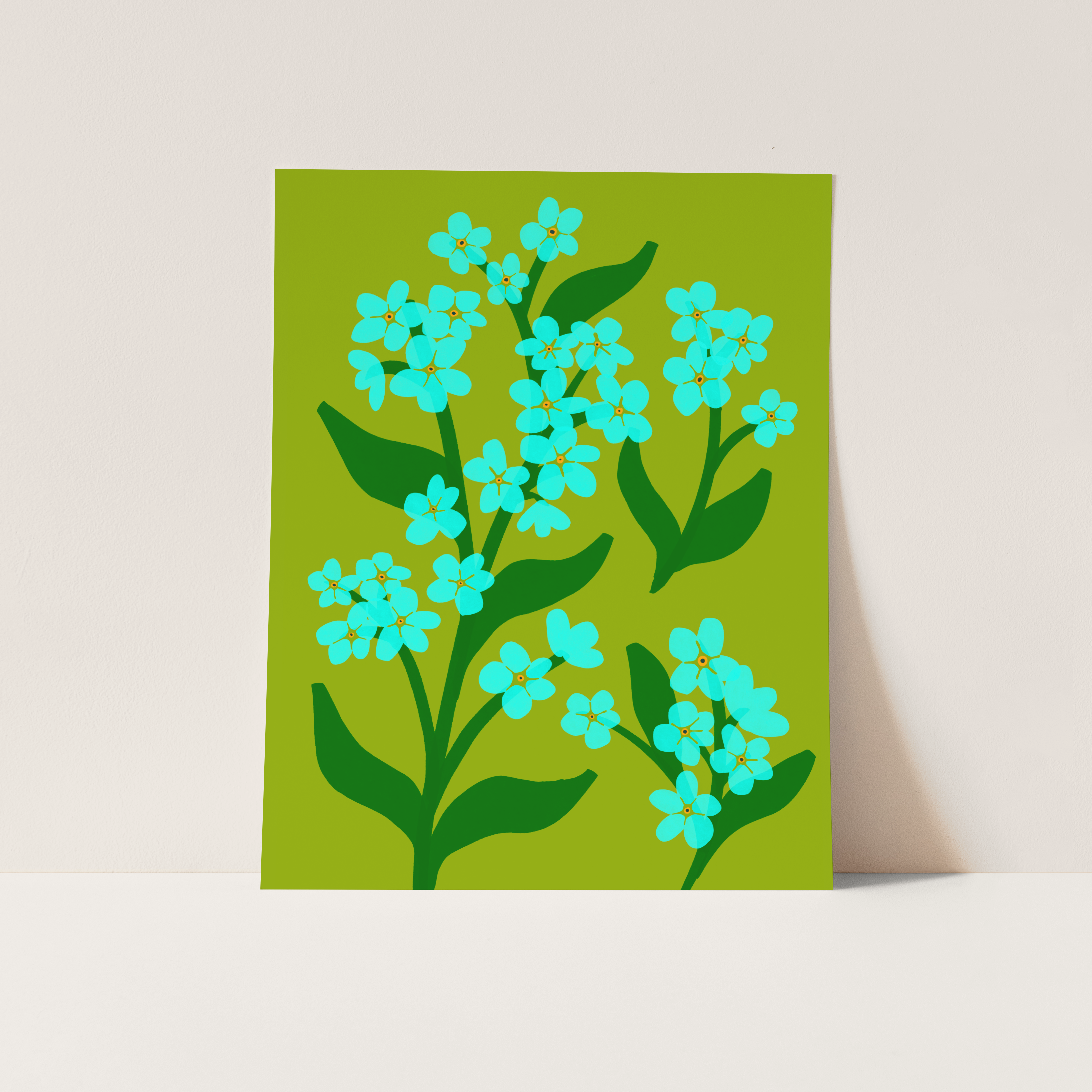 Forget Me Nots Print
