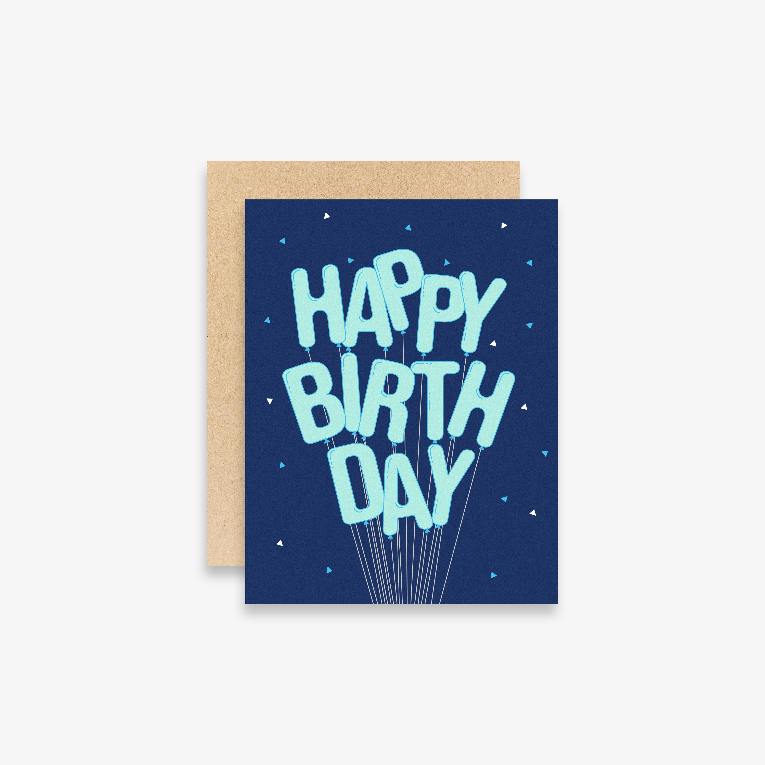 Happy Birthday Balloons Card