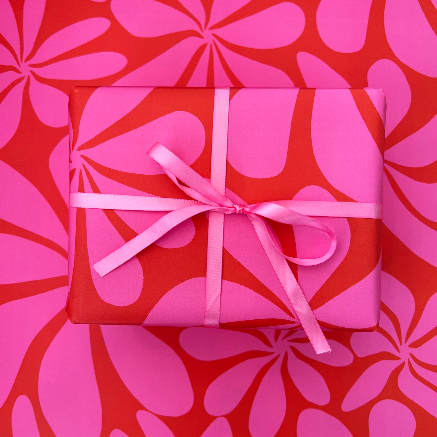 Groovy Flowers Gift Wrap