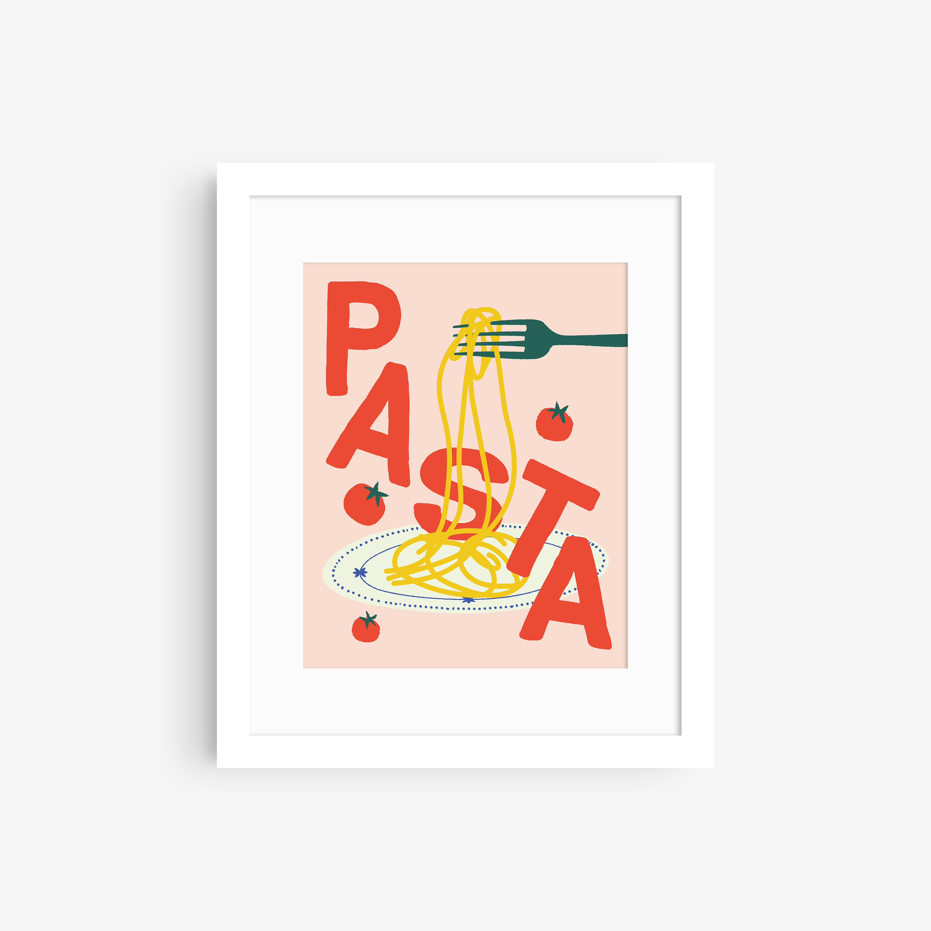 Plate of Spaghetti Print