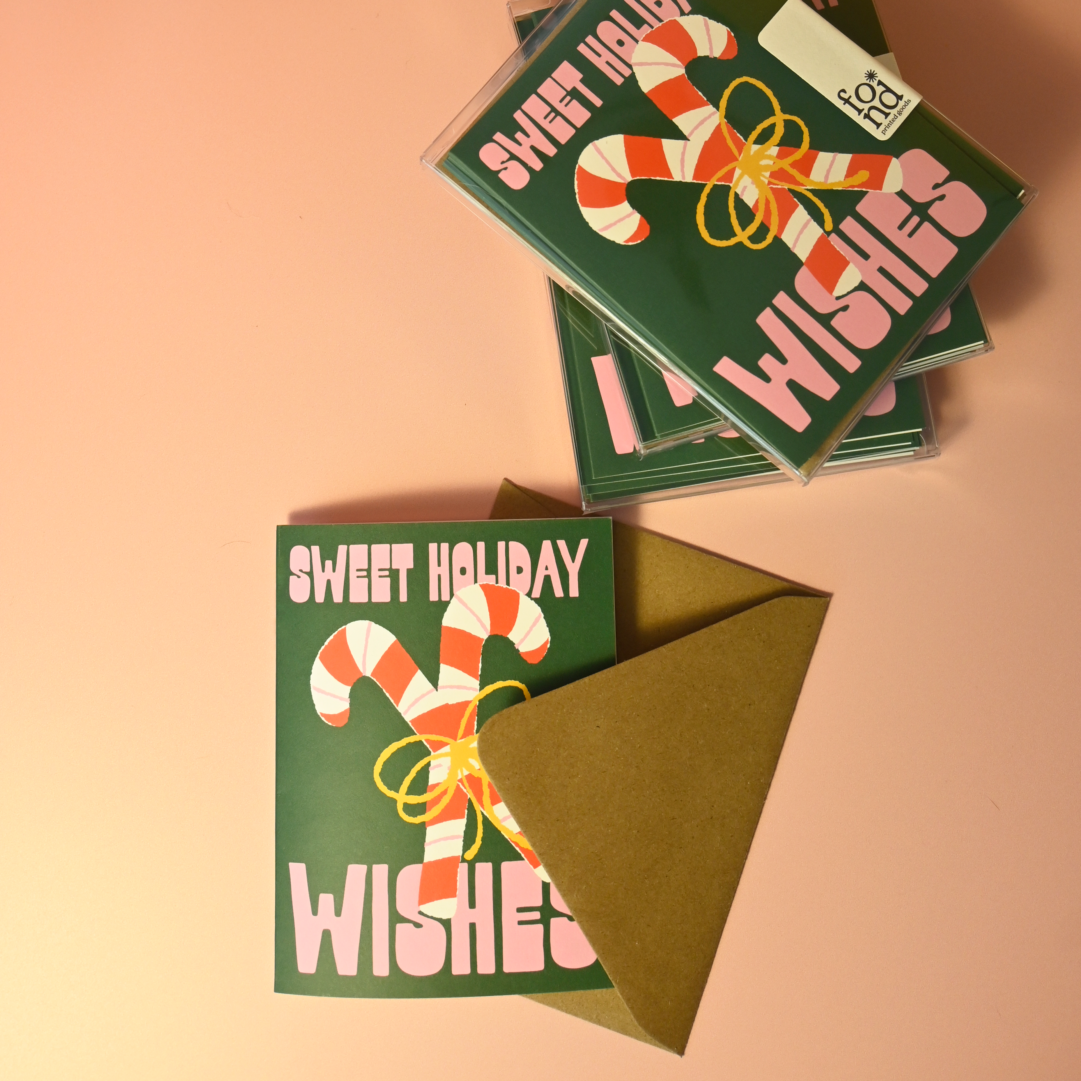 Sweet Holiday Wishes Holiday Card