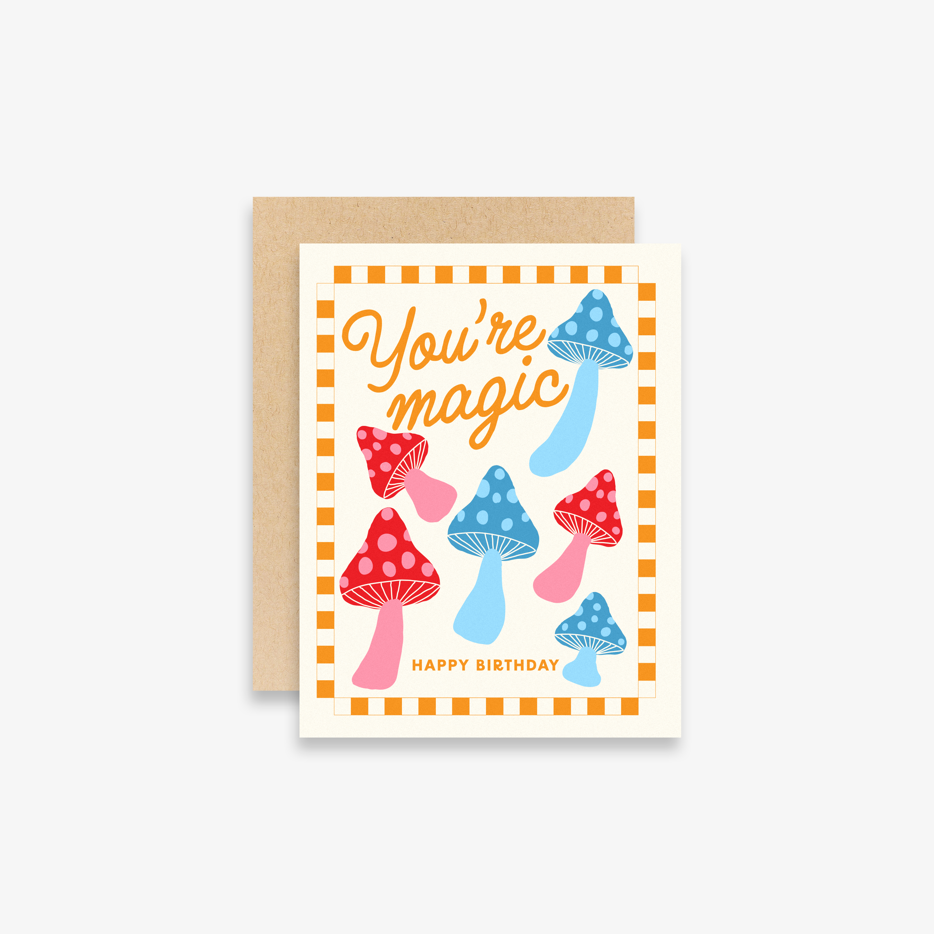 Mushroom Birthday Card