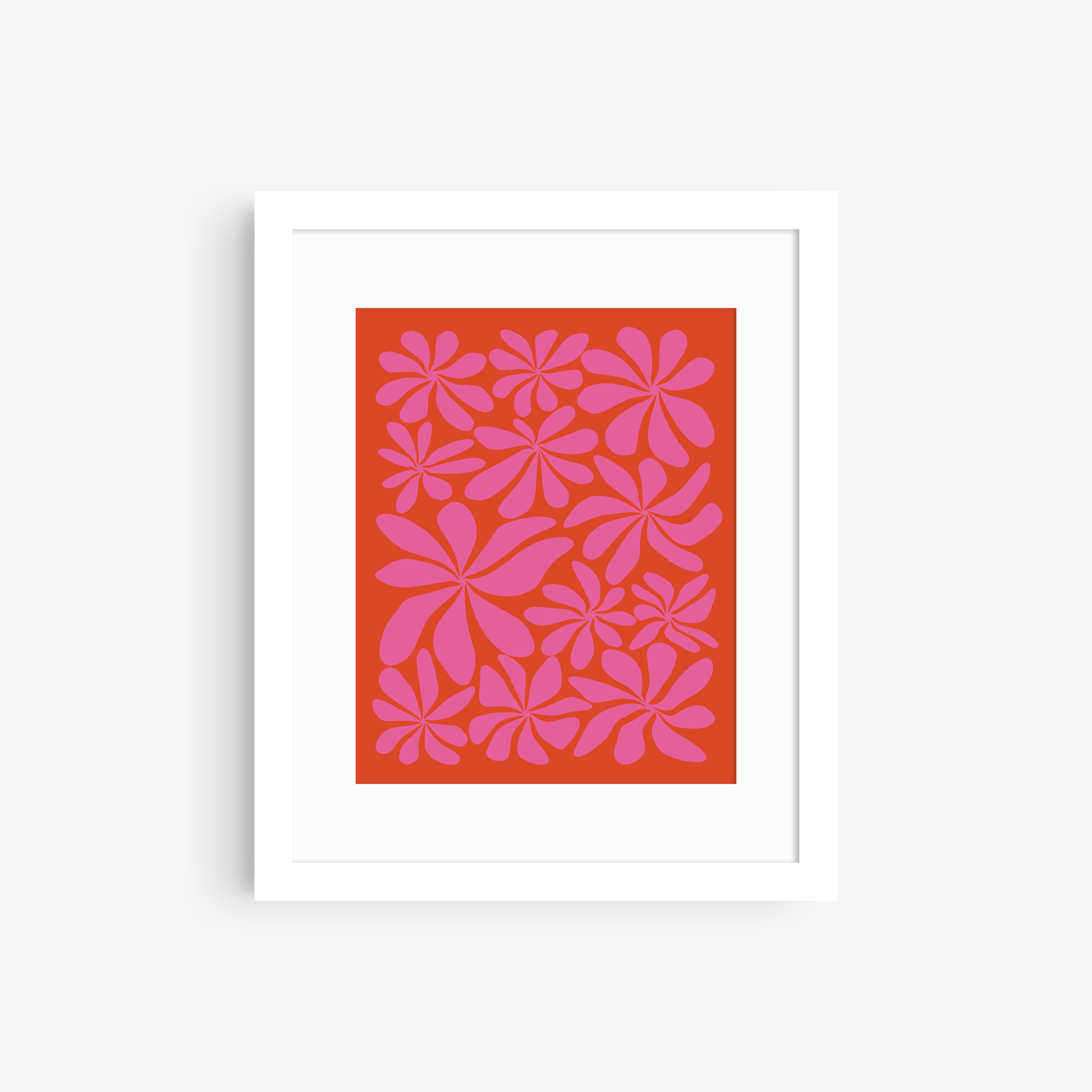 5"x7" / Pink/Red