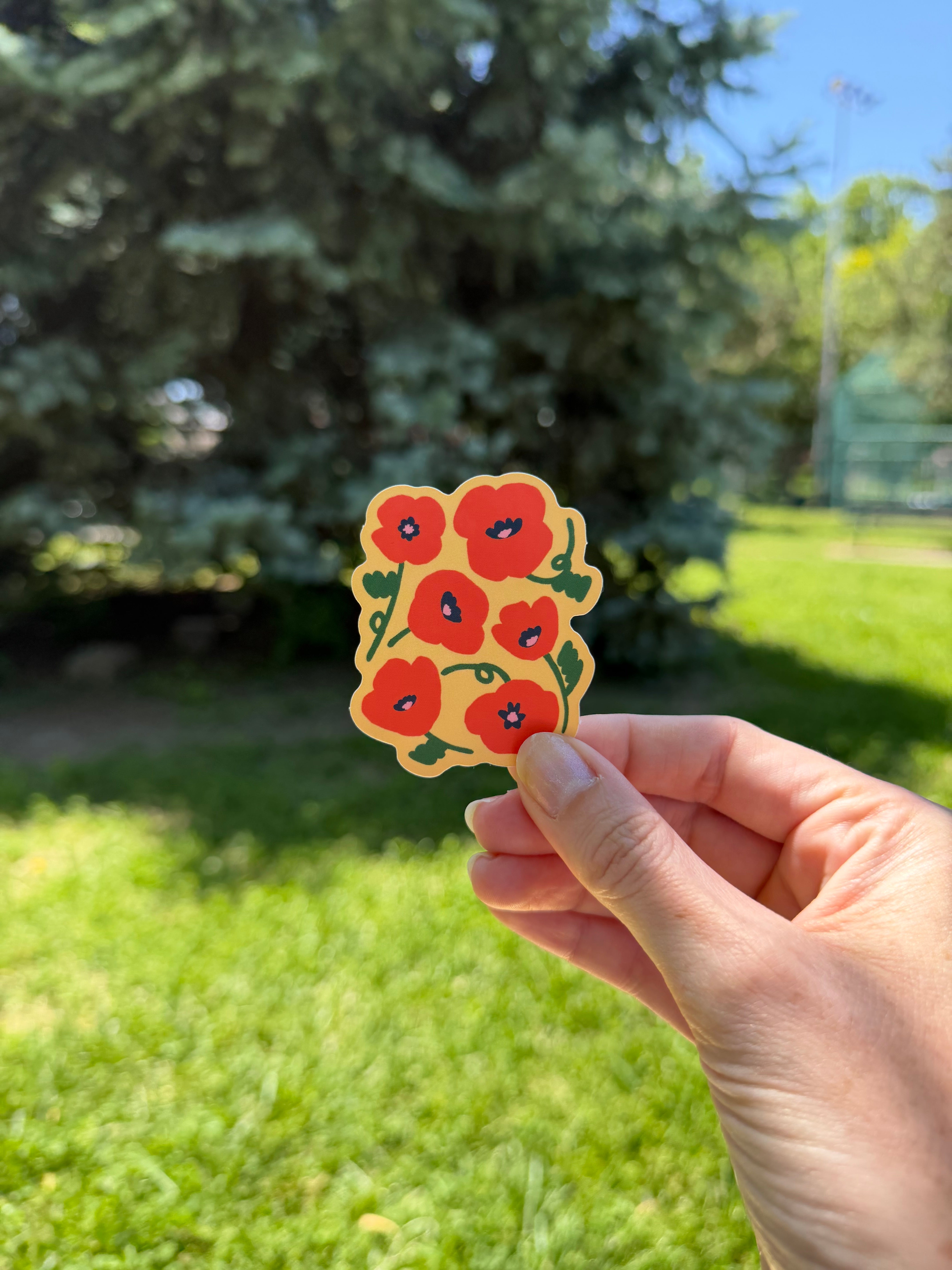 Poppies Sticker