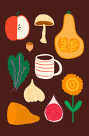 Autumn Produce Print