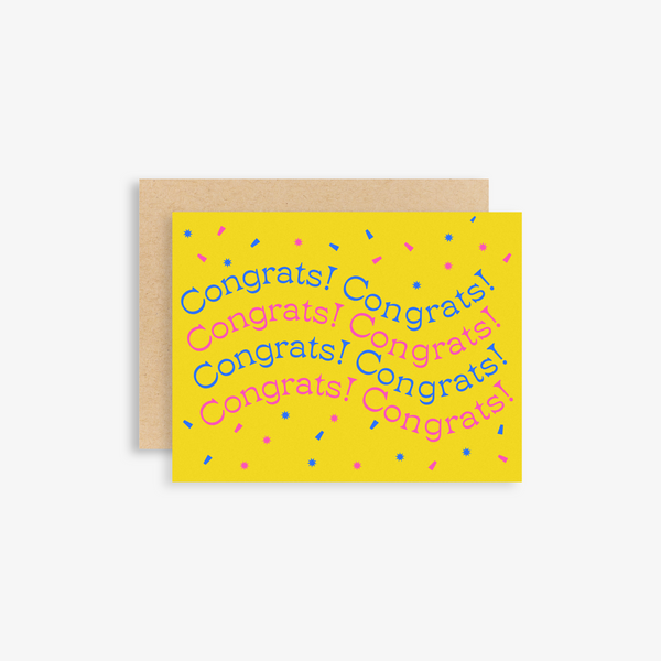 Confetti Congrats Card