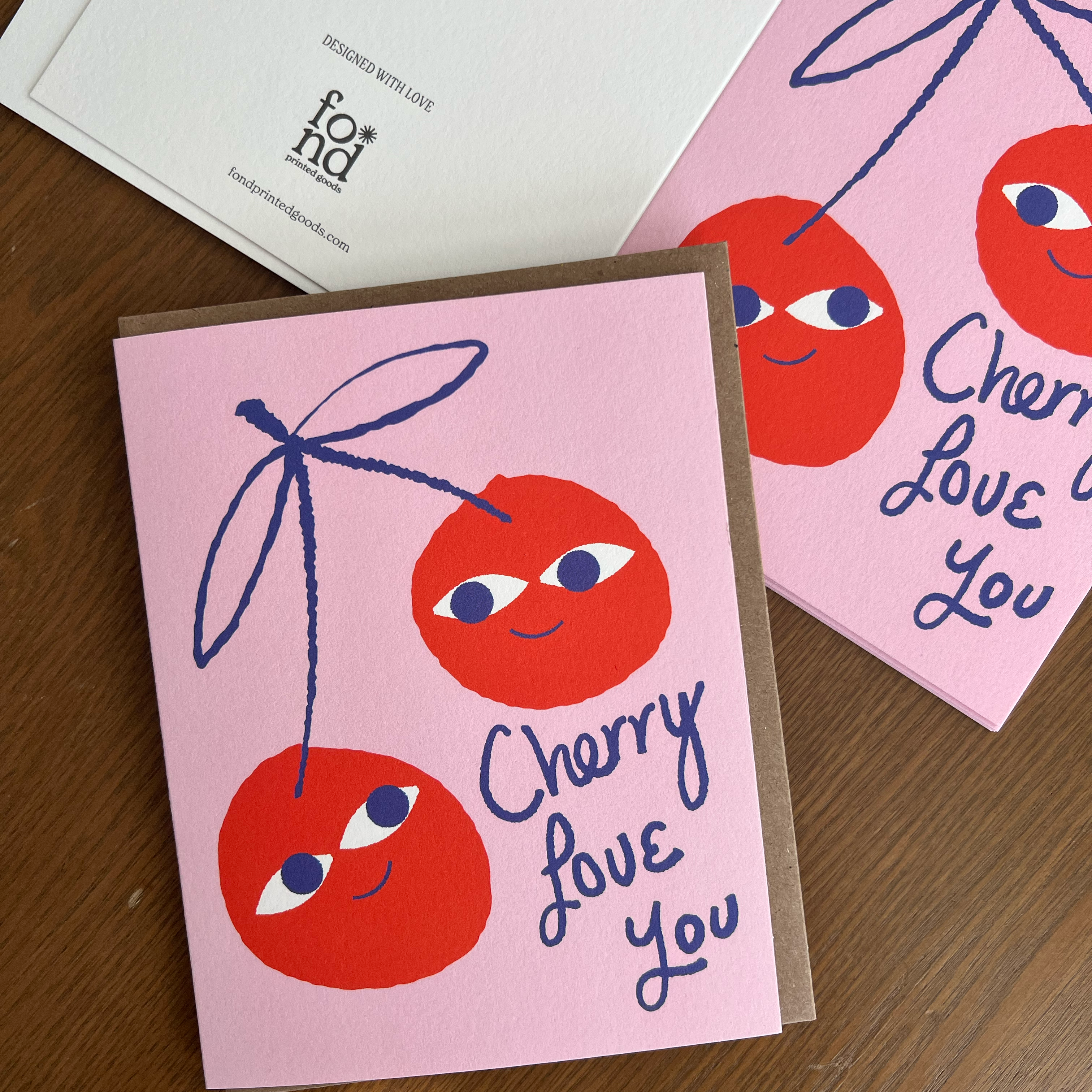 Cherry Love You Card