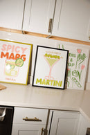 Extra Dirty Martini Print