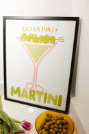 Extra Dirty Martini Print