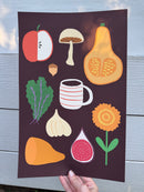 Autumn Produce Print