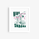 Wine & Snacks Print