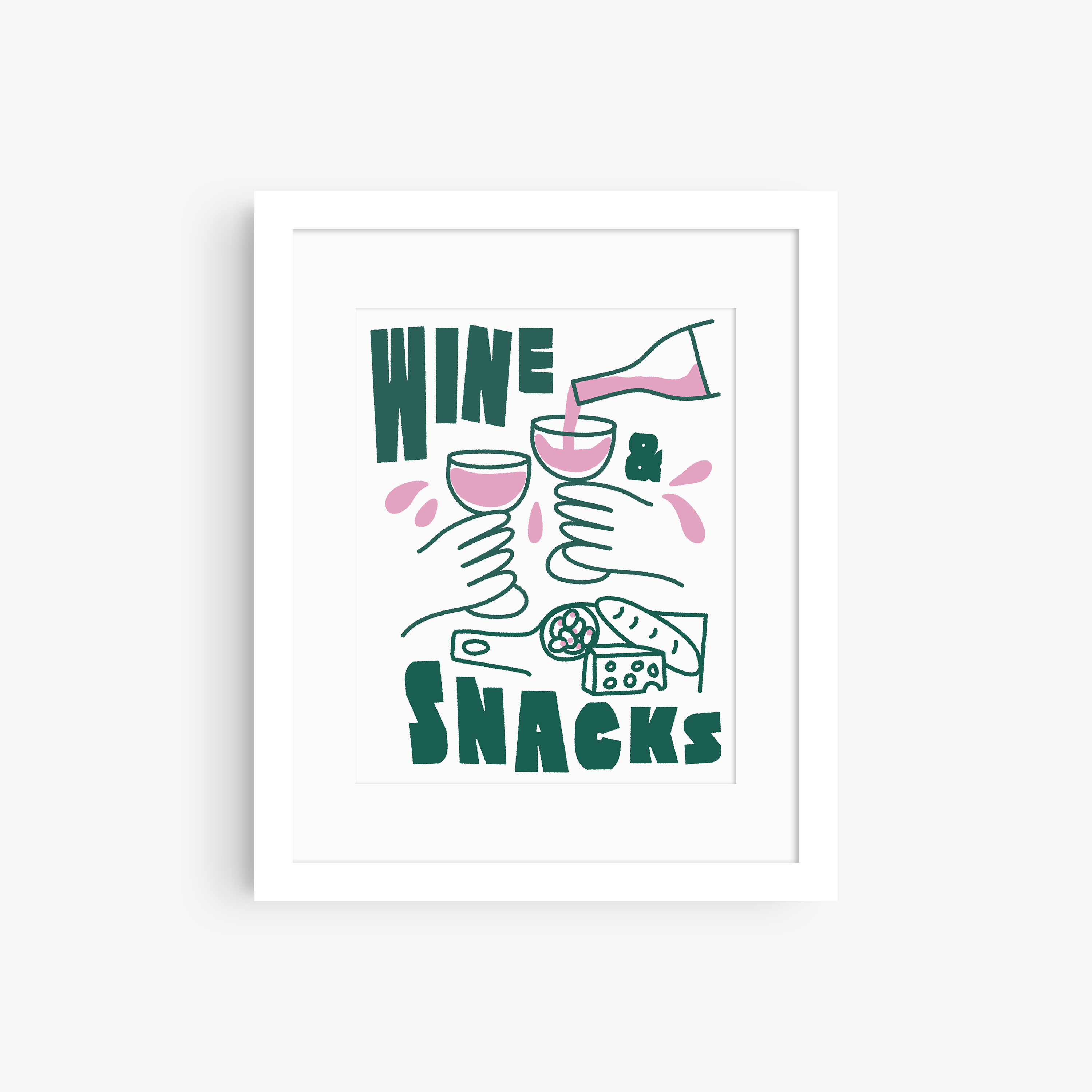 Wine & Snacks Print